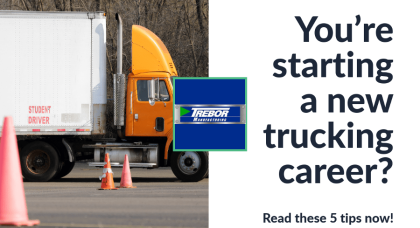 Five tips for a new truck driver