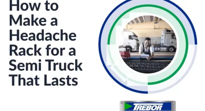 Article banner for semi truck headache racks